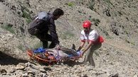 نجات مرد ۴۹ ساله از ارتفاعات منطقه دره مورت روستای درگه ملکشاهی 