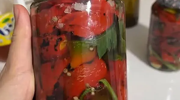 طرز تهیه ترشی فلفل تند / فیلم