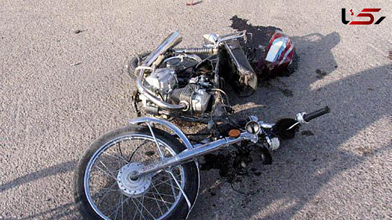واژگونی موتورسیکلت در بزرگراه امام علی( ع ) تهران