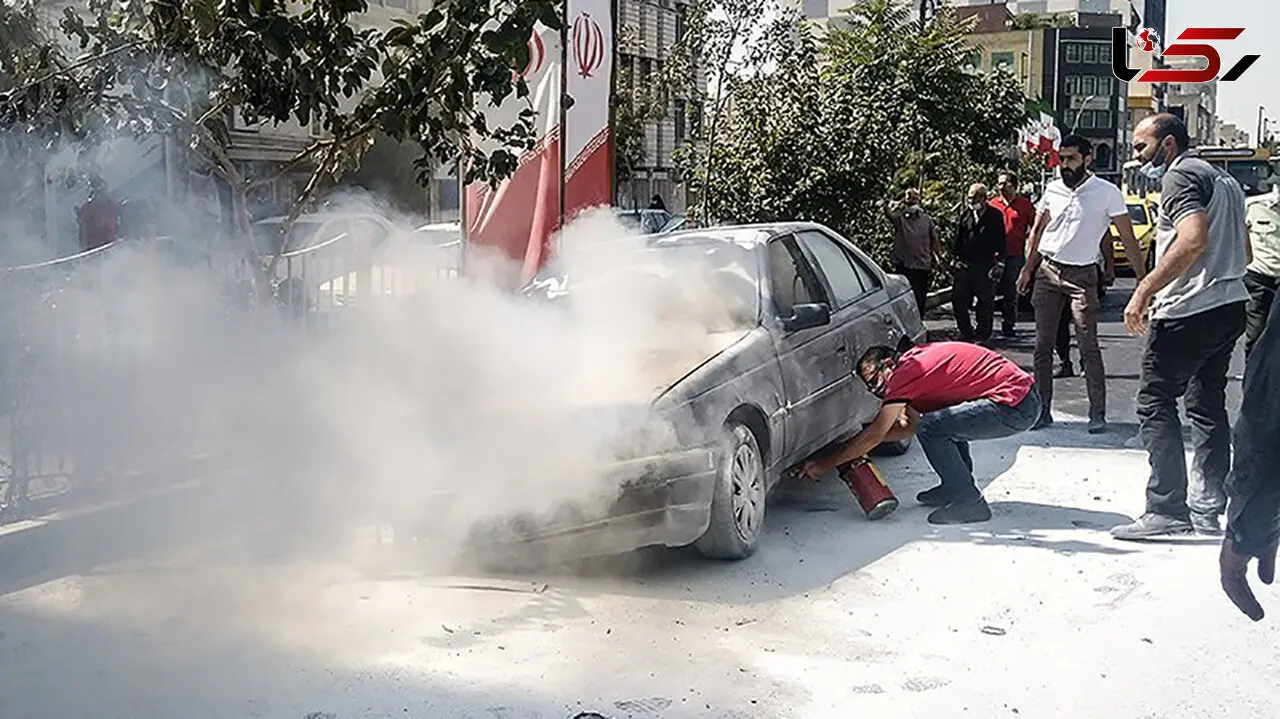 فیلم صحنه ای وحشتناک در خیابان پیروزی
