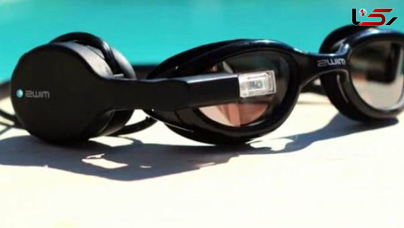 عینک هوشمندی که عملکرد شناگر را رصد می کند