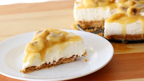 دستور پخت چیزکیک موز و نارگیل خانگی