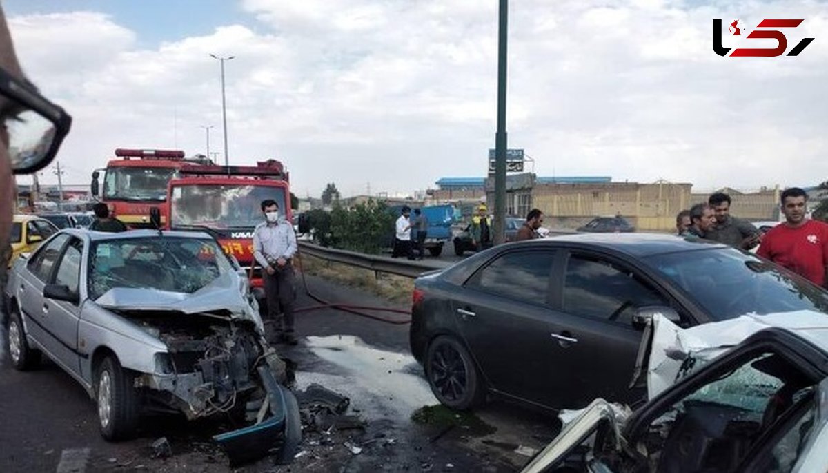 تصادف خونین در جاده تبریز / 4 زن و 2 مرد زخمی شدند