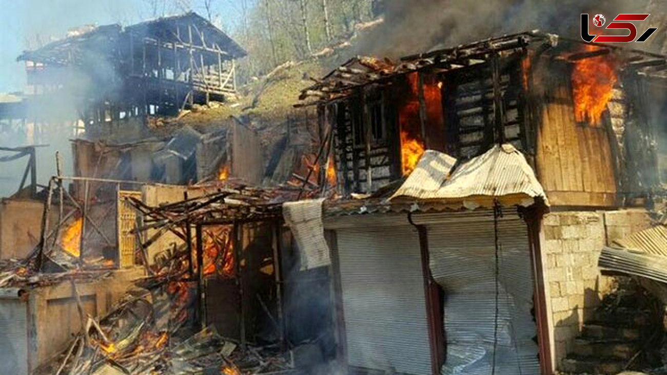 زنده زنده سوختن یک زن درآتش‌سوزی  خانه اش / درکوهرنگ رخ داد + عکس