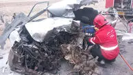 تصادف مرگبار کامیون با 2 خودرو در جاده نیشابور / 5 نفر در صحنه جانباختند