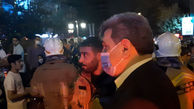 شهردار تهران در صحنه انفجار تجریش + فیلم 