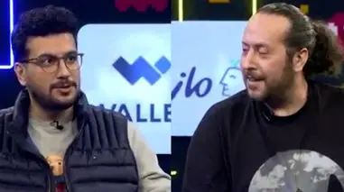 فیلم رپ خوانی امیرحسین قیاسی در حضور سینا حجازی