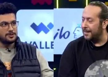 فیلم رپ خوانی امیرحسین قیاسی در حضور سینا حجازی