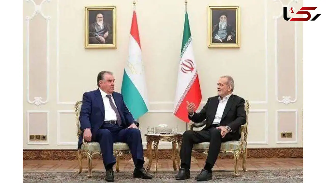 رئیس جمهور تاجیکستان با پزشکیان دیدار کرد