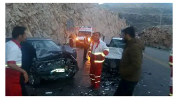 1 کشته و 2 مصدوم در تصادف محور یاسوج به بابامیدان