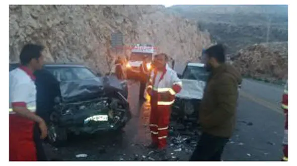 1 کشته و 2 مصدوم در تصادف محور یاسوج به بابامیدان
