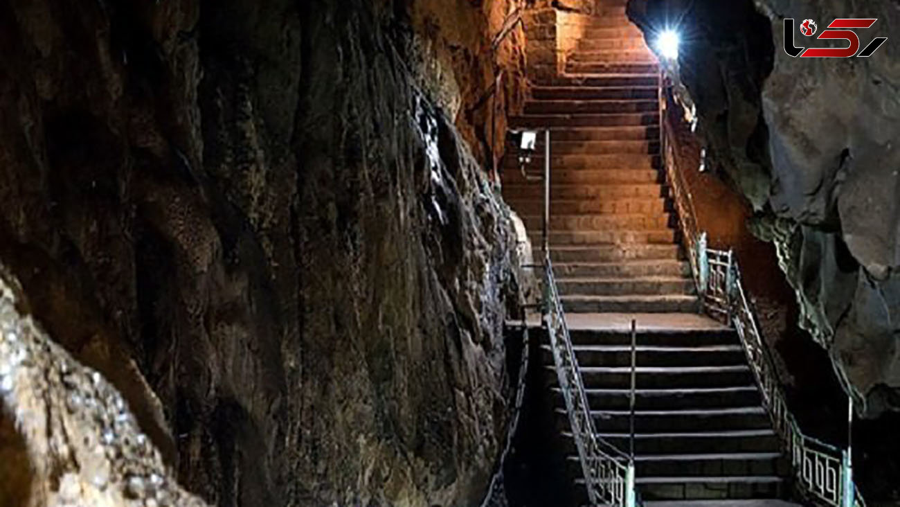 غاری 70 میلیون ساله با 106 پله در ایران + عکس