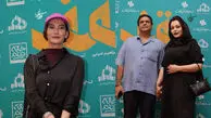 فیلم/ نگاهی به استایل بازیگران در اکران مردمی فیلم سقف / از فریبا نادری . بیژن بنفشه خواه تا سانیا سالاری و همسرش