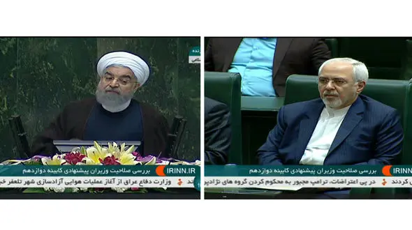 سخنان روحانی در دفاع از وزیر پیشنهادی امور خارجه