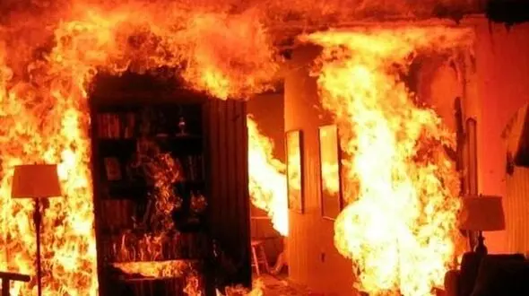 مرد آتش افروز خانه را با همسرو دو فرزند دخترش آتش زد