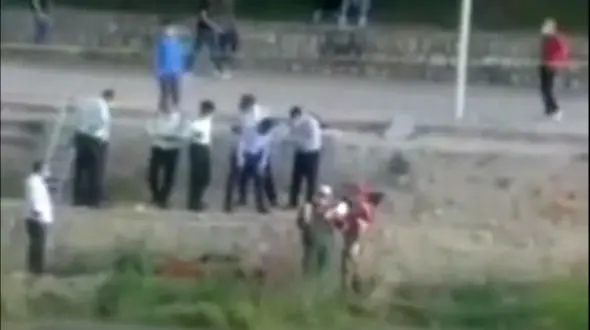 فیلم از صحنه کشف جنازه مرد ناشناس در ارومیه