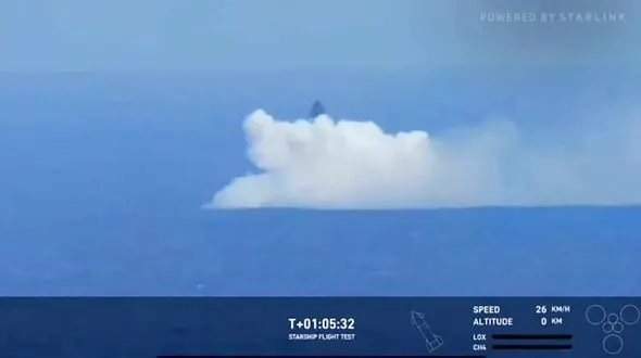 پرواز پرماجرای استارشیپ و لحظه فرود آن + فیلم / فرود ناموفق موشک جلوی ترامپ