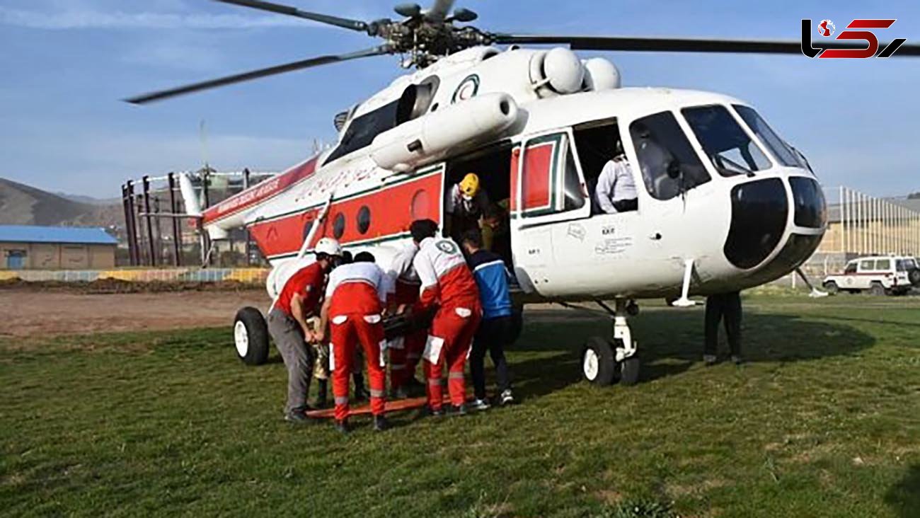 تصادف شدید هلیکوپتر امداد با تکنیسین اورژانس سمنان 