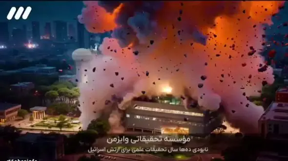 تصاویری دیدنی از بازسازی حمله به مراکز حساس اسرائیل + فیلم