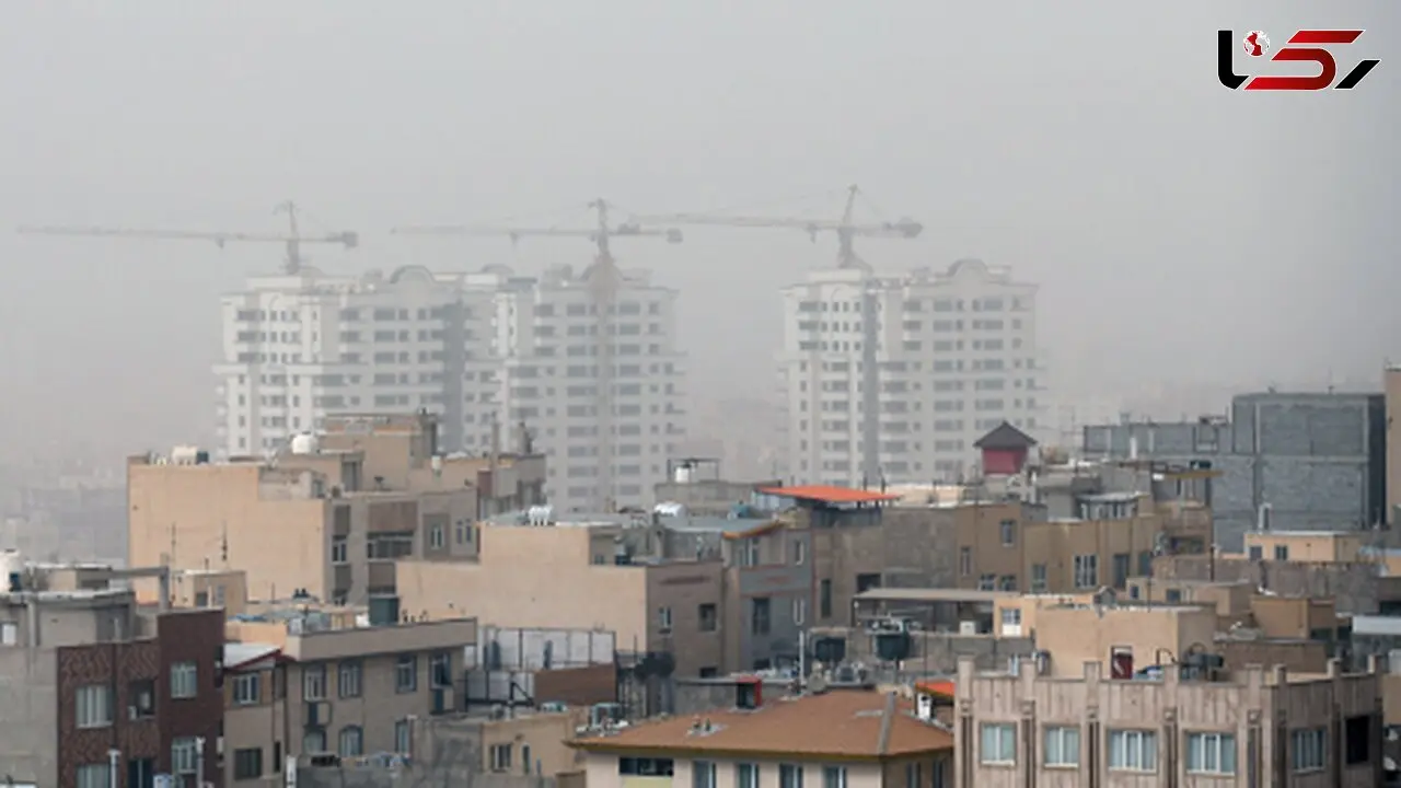 گردوخاک و باد شدید در تهران