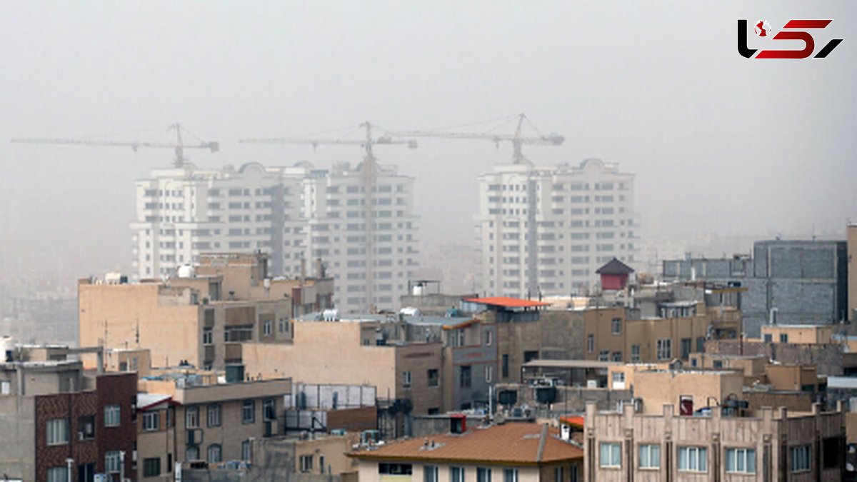 گردوخاک و باد شدید در تهران