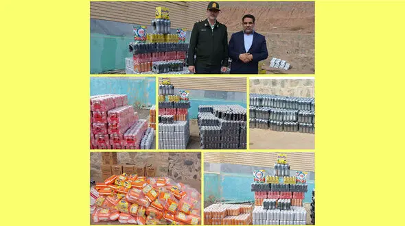 توقیف کالاهای خارجی قاچاق در میانه
