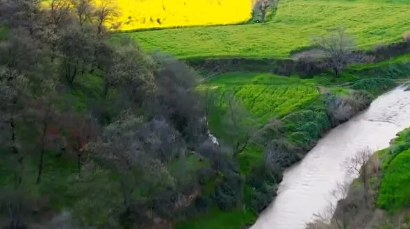 از بارش شدید باران در ساوه تا زیبایی محمد آباد مینودشت