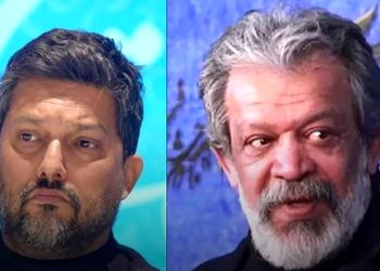 فیلم احساسی و خاص حسن پورشیرازی و حامد بهداد/آغوشی که جنجال به پا کرد!! +فیلم