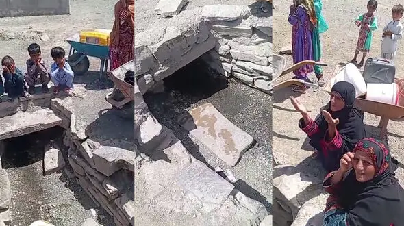 فیلم / بحران عطش در روستای شبروار سیستان و بلوچستان؛ فراخوان یاری برای تکمیل زیرساخت‌های آبرسانی 