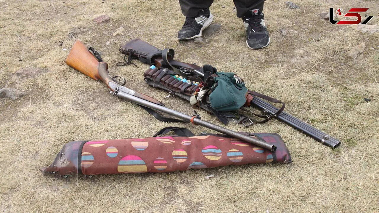 بازداشت شکارچیان کلقان چای بستان آباد  