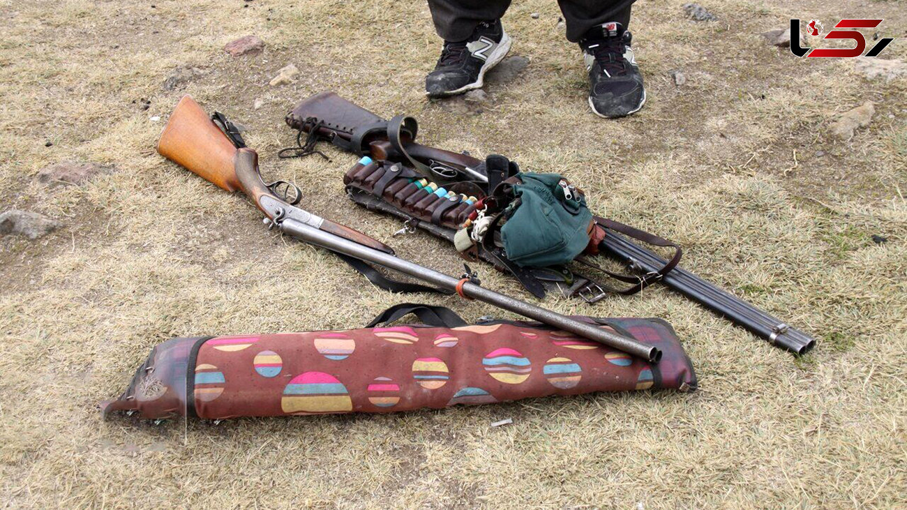 بازداشت شکارچیان کلقان چای بستان آباد  
