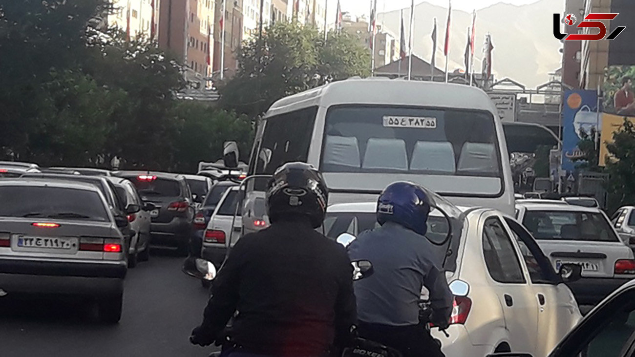 وضعیت ترافیکی معابر تهران چهارشنبه 19 خرداد