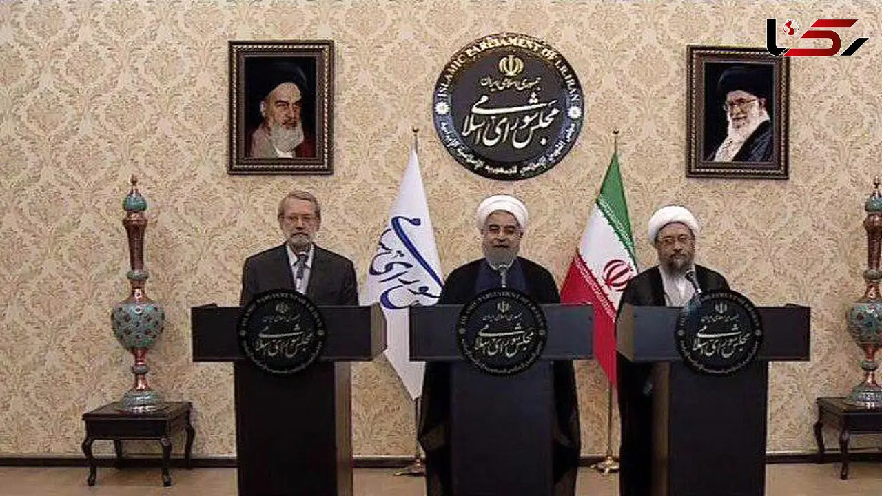 حرف های  رئیس جمهور  پس از پایان مراسم تحلیف در نشست خبری 