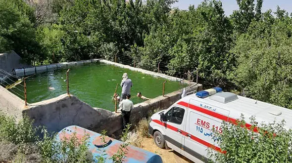 مرگ تلخ یک مرودشتی در استخر + عکس