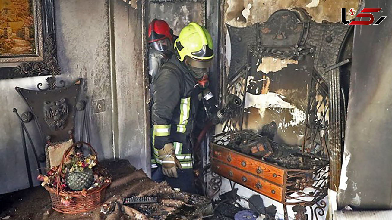 آتش سوزی آپارتمان مسکونی در مشهد / 2 زن و 2 مرد از دود و آتش نجات یافتند