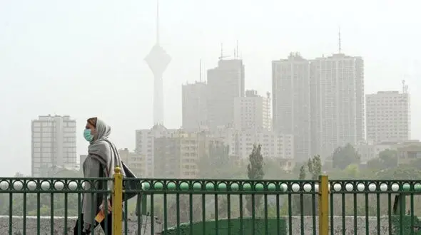 شاخص آلودگی هوای تهران روی عدد ۹۸ ایستاد