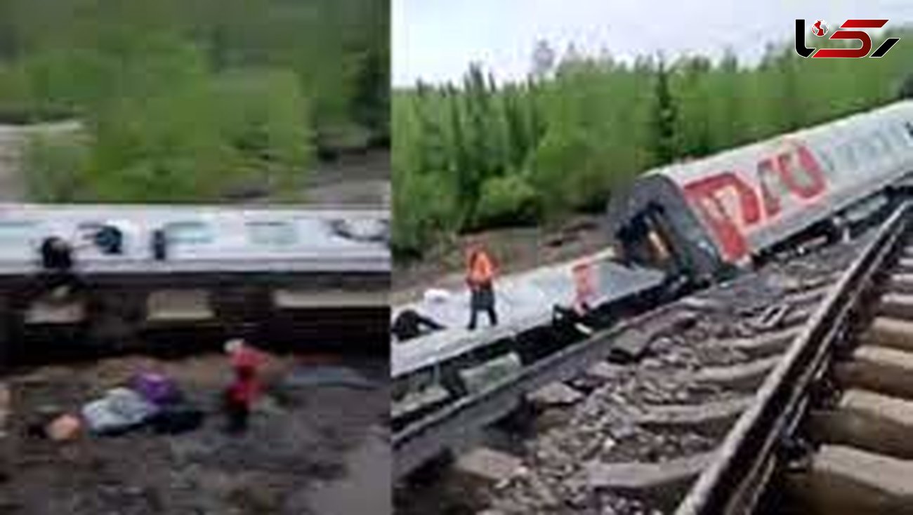  خروج یک قطار روسی از ریل