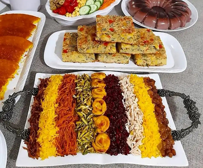تزیین برنج