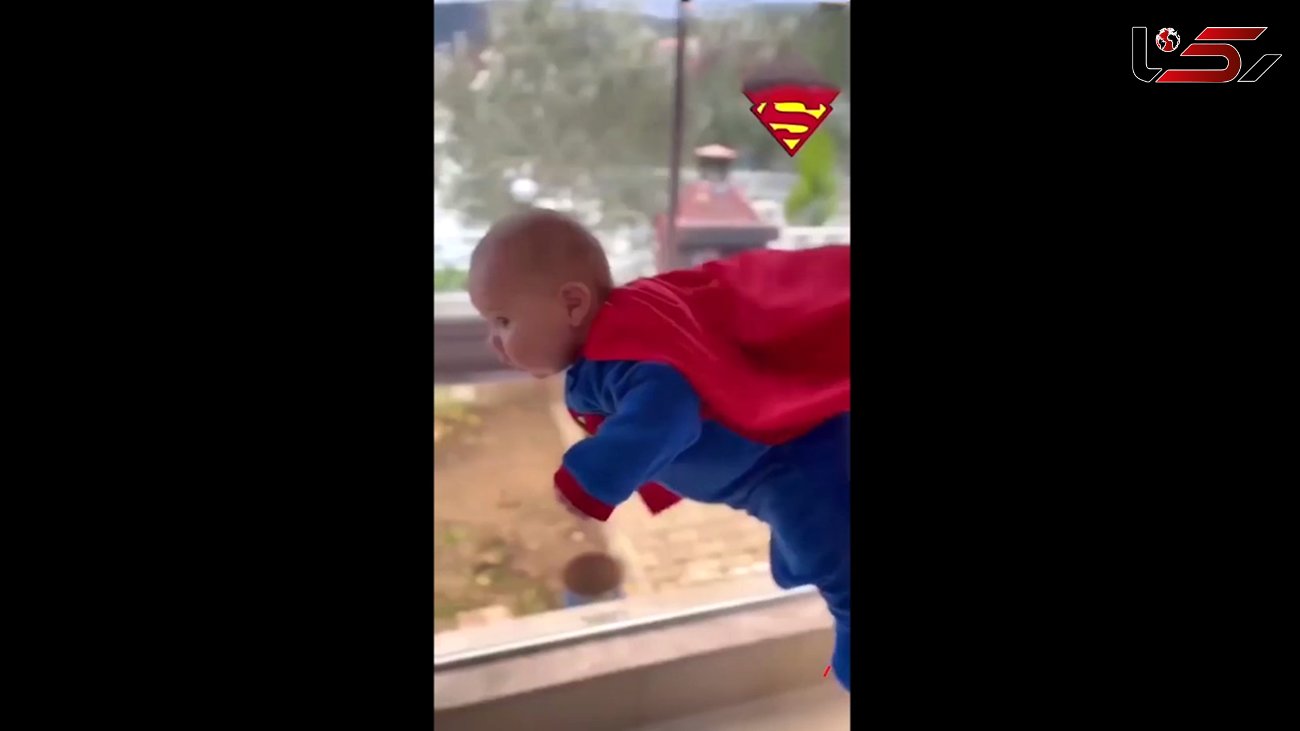 سوپرمن نوزاد رویت شد! + فیلم