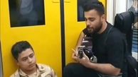 گفته های خنده دار سرباز عاشق معروف شده در مترو / غش کردن مجری از خنده ! + فیلم