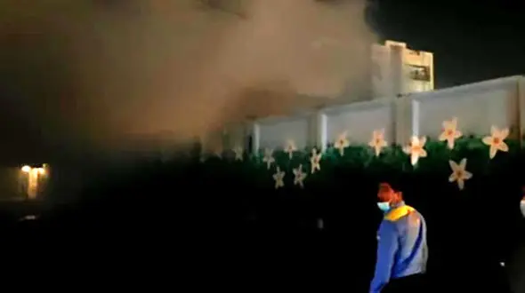 فیلم لحطه آتش سوزی بزرگ در اهواز + جزییات