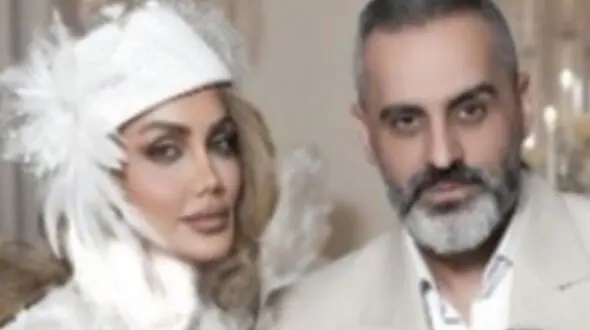 فیلم / نگاهی به چیدمان شاهانه و مجلل منزل علیرام نورایی و همسر هنرمندش صبا تاجیک/ از مبلمان کلاسیک و  لوسترهای اعیانی تا کمد پر از لباس و کفش