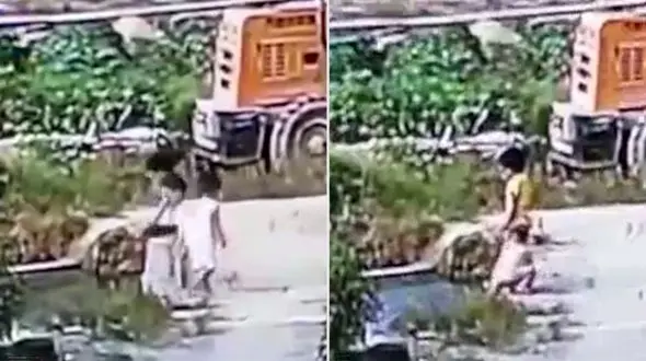 لحظه دردناک غرق شدن 3 خواهر و برادر در 30 ثانیه + فیلم و عکس