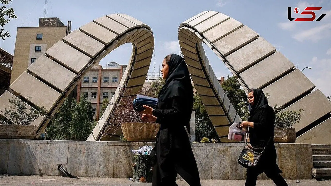 گشت ارشاد موتوری داخل دانشگاه امیرکبیر 