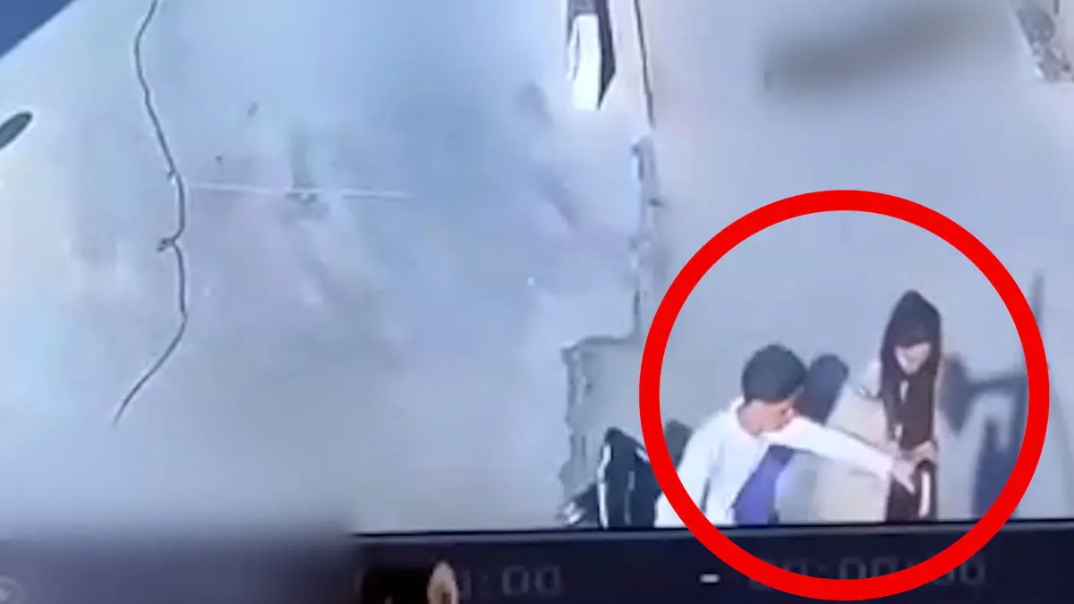 فیلم صحنه قاپیدن موبایل دختر تهرانی در شهرک غرب