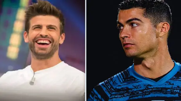  تصویر جنجالی نامزد رونالدو در آغوش جرارد پیکه! / ماجرا چه بود؟