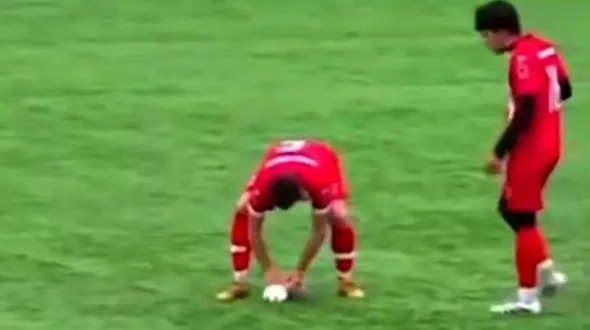 فیلم/ اتفاق عجیب در فوتبال ترکیه / شوتی که مرغ دریایی را هدف گرفت