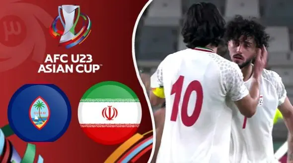 فیلم خلاصه بازی ایران 6 - گوام 0