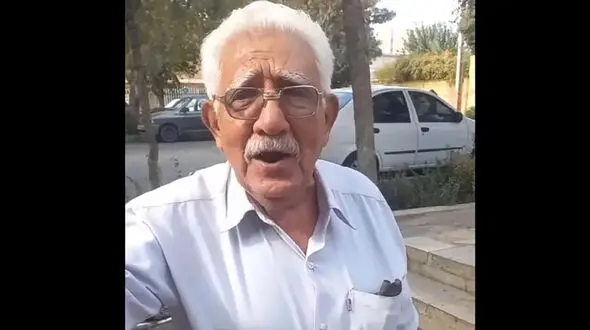 فیلم آواز جادویی پیرمرد سیبیلو در تهران ! / همه به وجد آمدند !