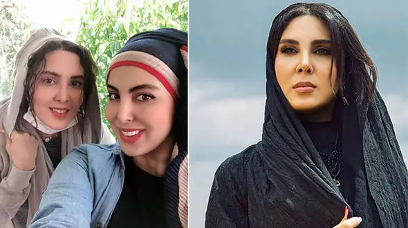 شباهت چشمگیر لیلا بلوکات و خواهرش + عکس